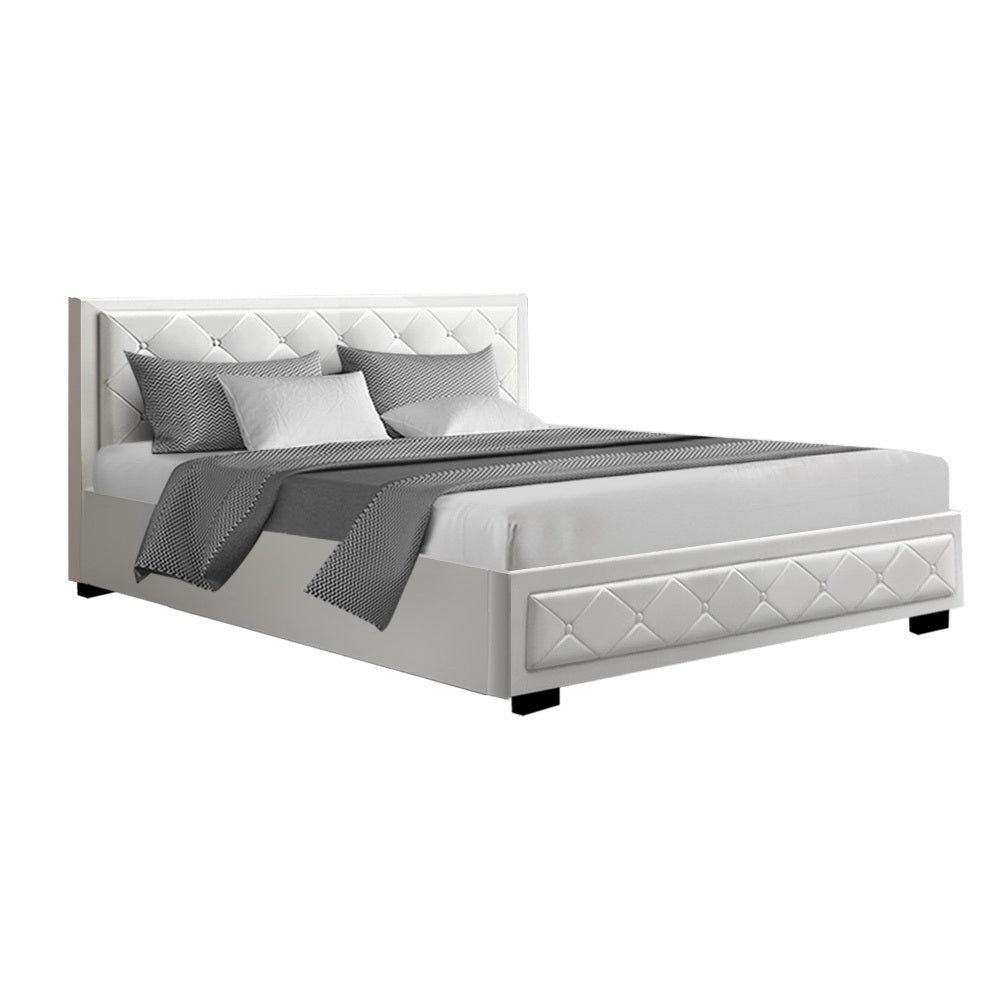 Amethyst Bed & Mattress Package - White King