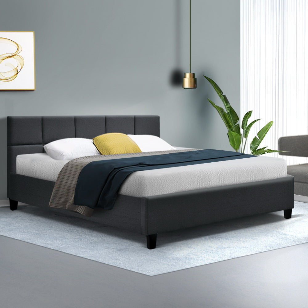 Jadeite Bed & Mattress Package - Charcoal Queen – Factory Buys