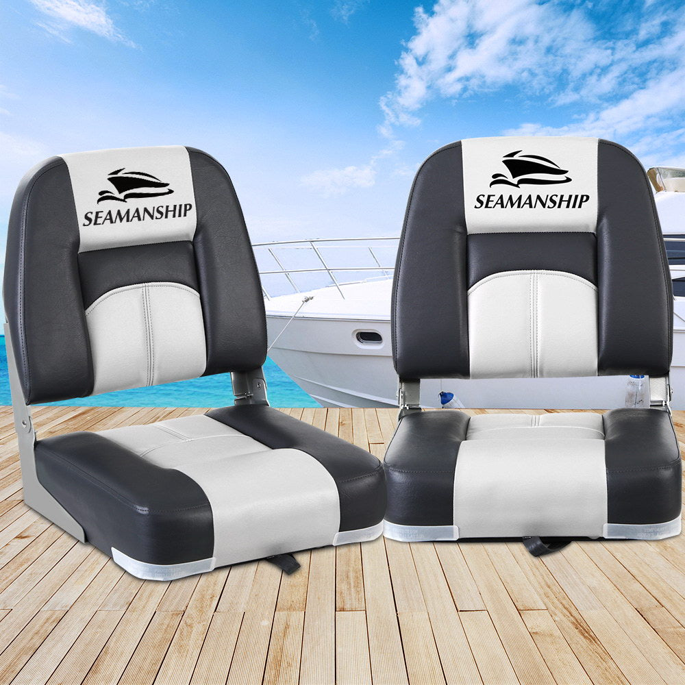 Premium Folding Pontoon Boat Seats