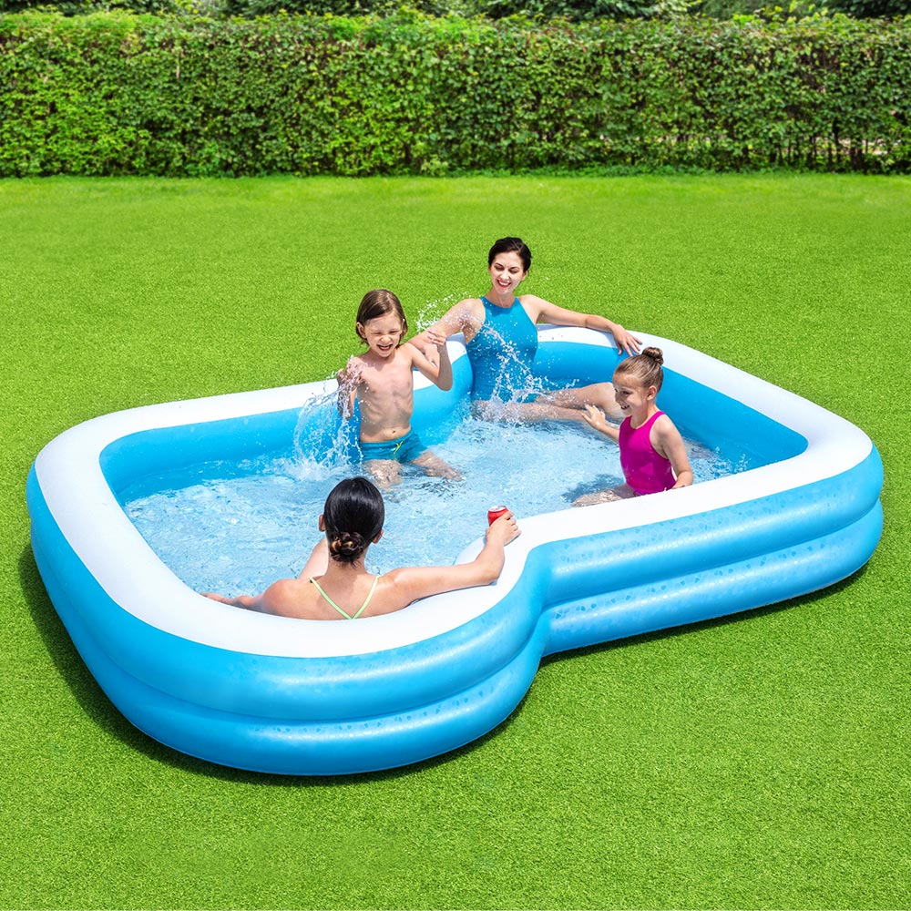 Swimming Pool Kids Above Ground Inflatable Rectangular Family 3M Pools ...