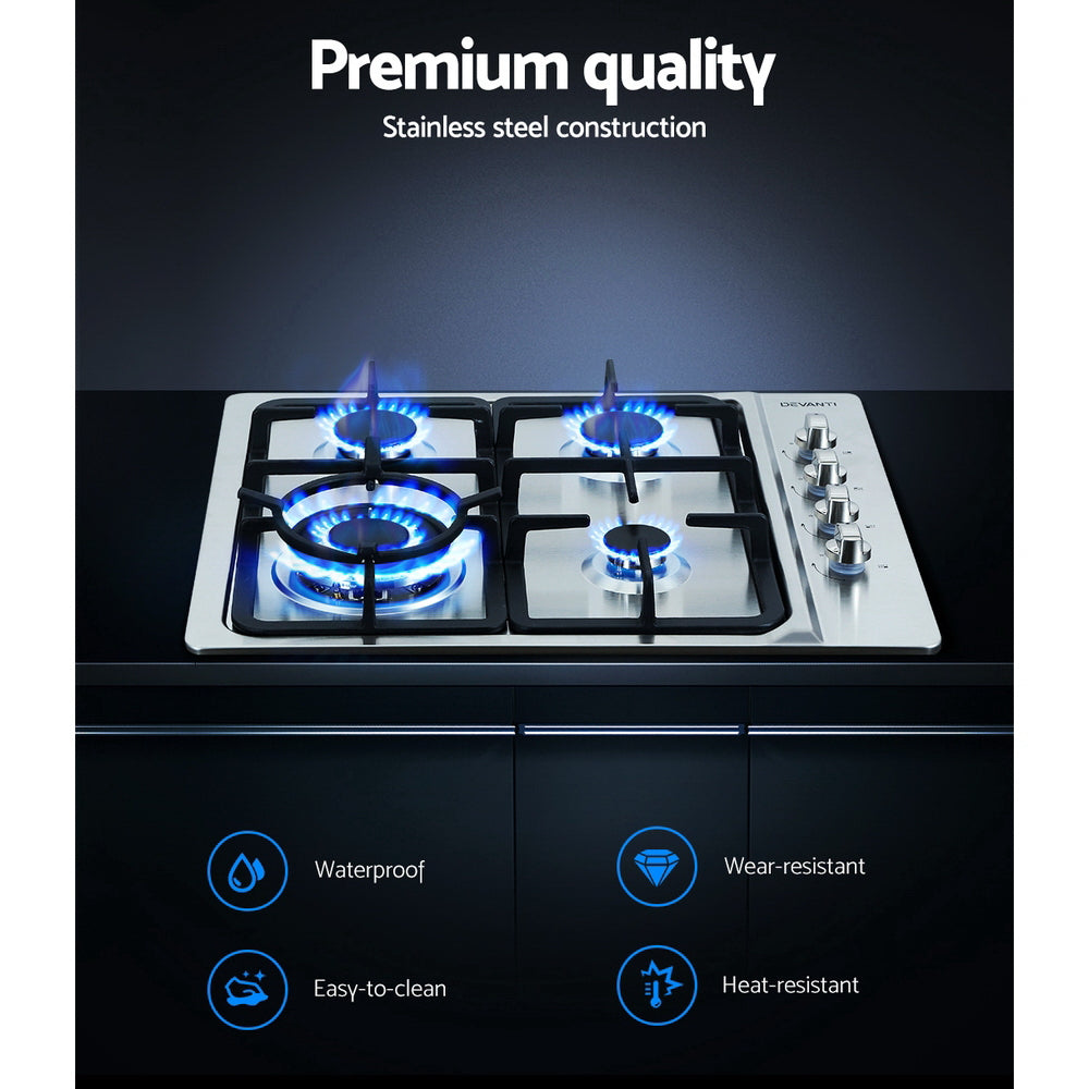 Devanti gas deals cooktop