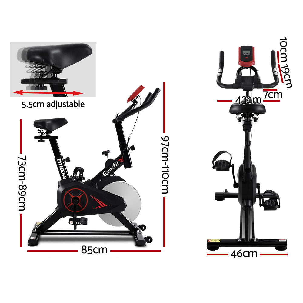 Flywheel size on spin 2024 bike