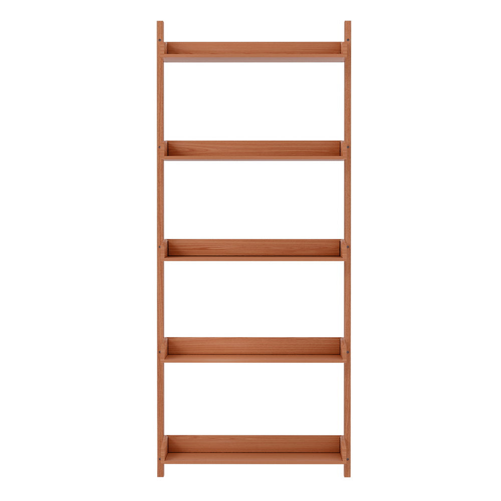 Artiss Bookshelf Floating Shelf Capiz Oak