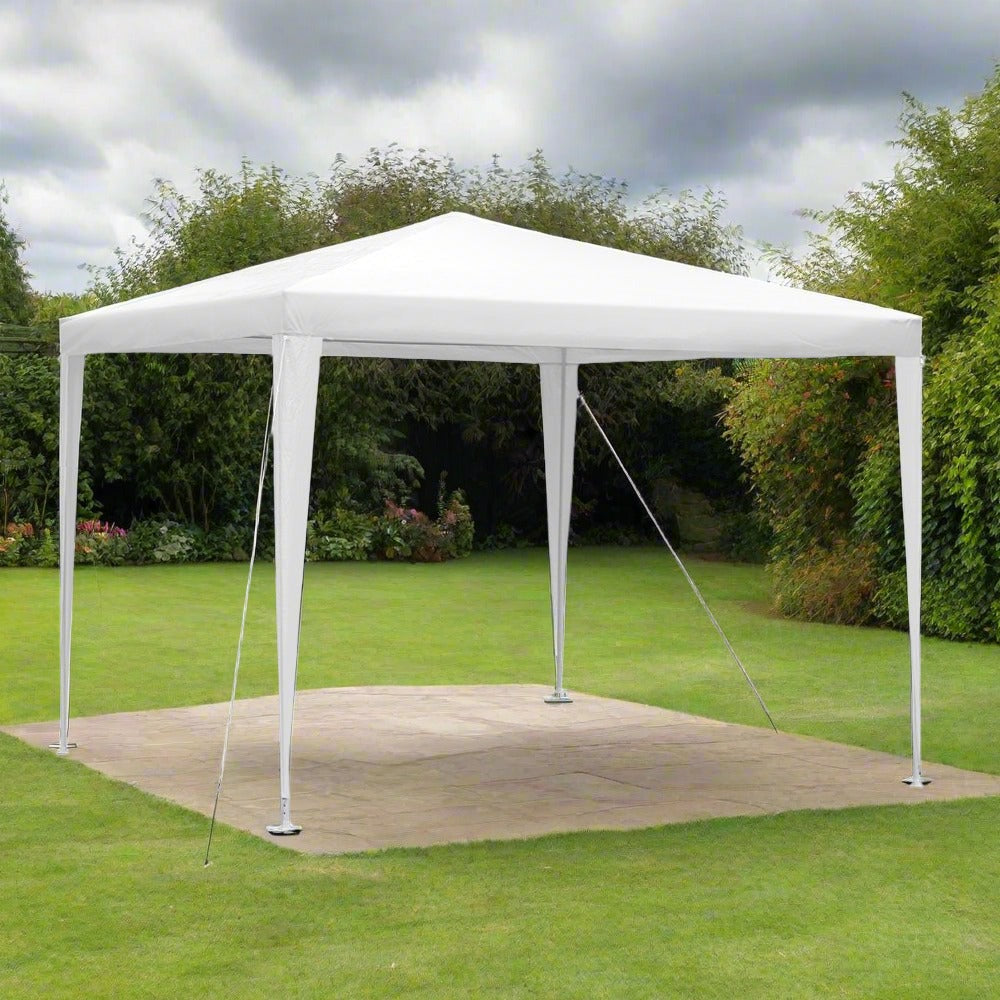 Instahut Gazebo 3x3m Wedding Party Marquee Tent Outdoor Event Camping Canopy Shade White