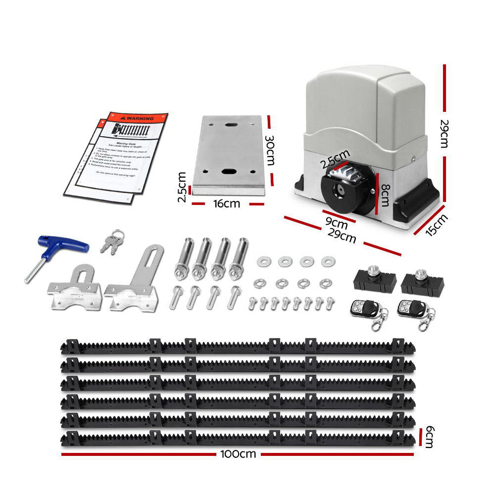 Automatic Sliding Gate Opener & Hardware Kit