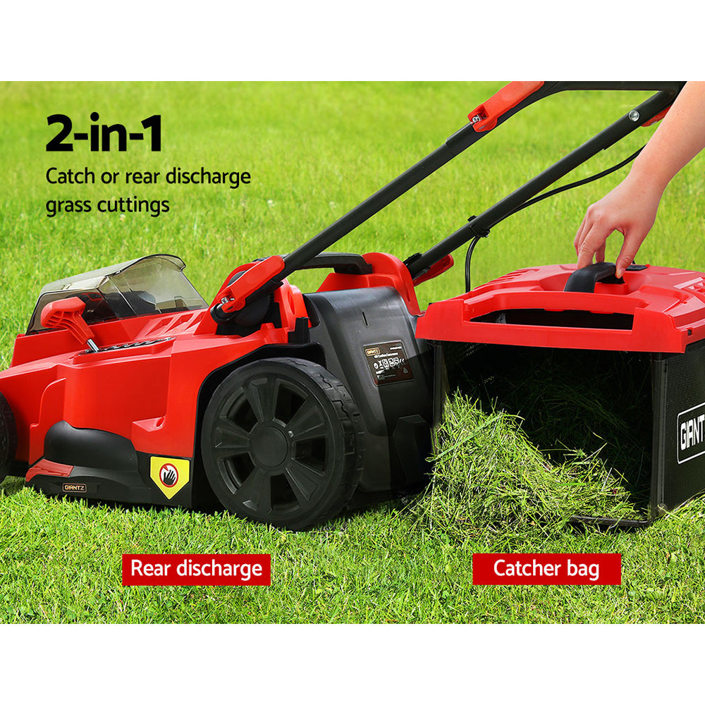 Lawn Mower 37cm Cutting Width Cordless 40V Electric Lawnmower