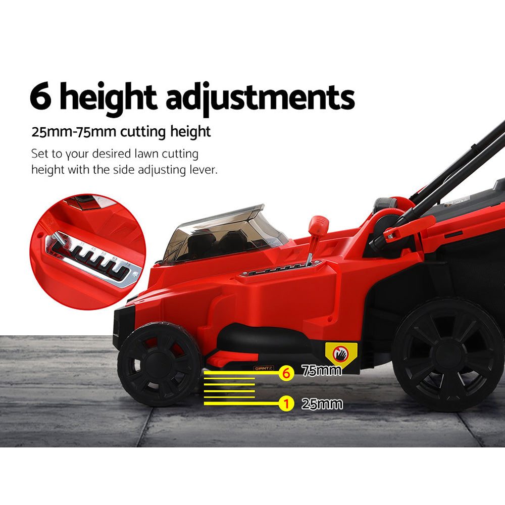 Lawn Mower 37cm Cutting Width Cordless 40V Electric Lawnmower