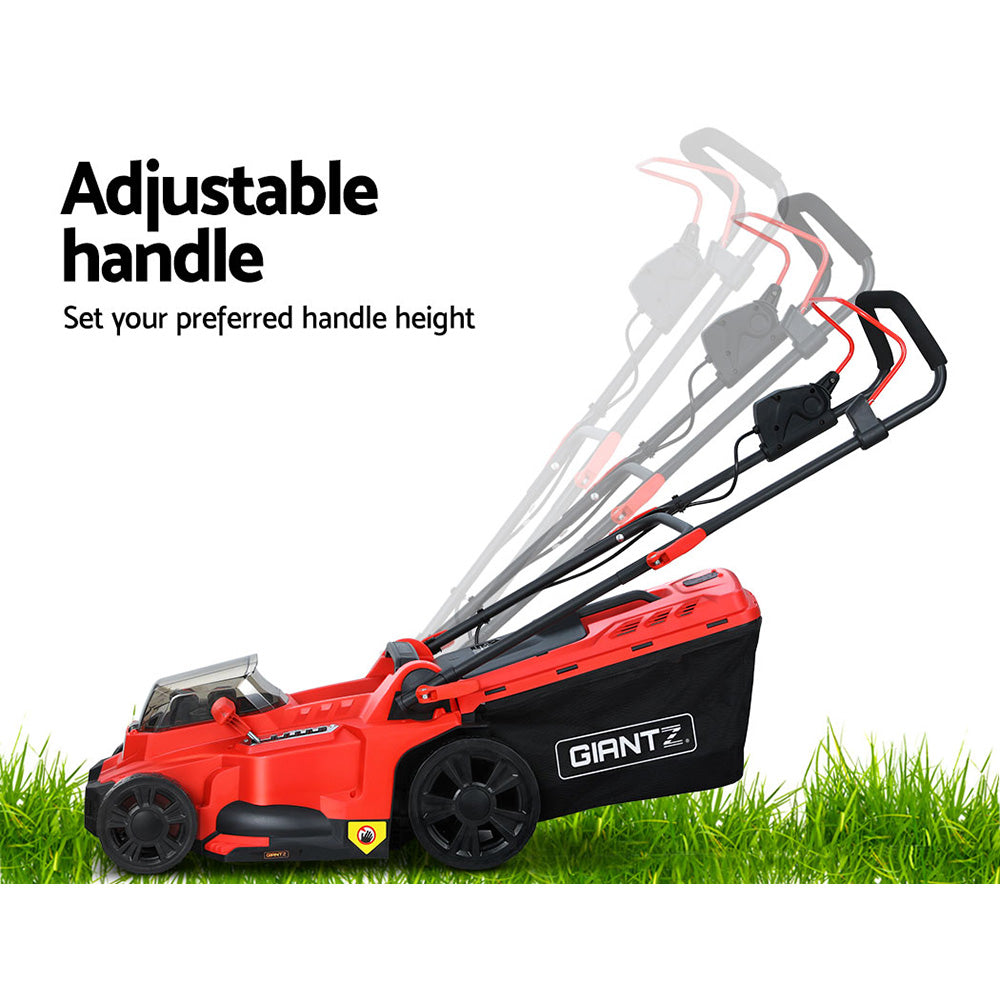 Lawn Mower 37cm Cutting Width Cordless 40V Electric Lawnmower