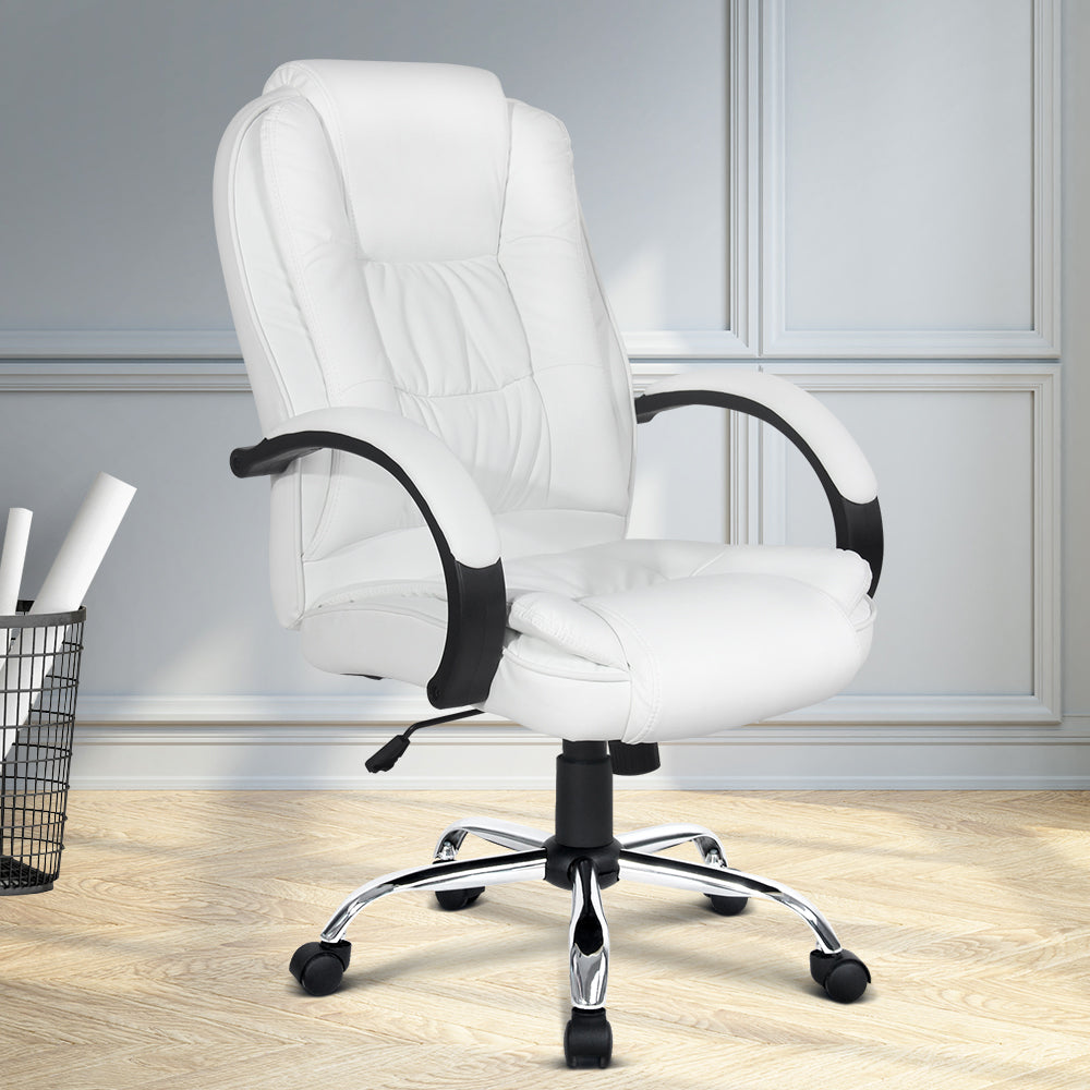 Amaranth Office Desk & Chair Package - White