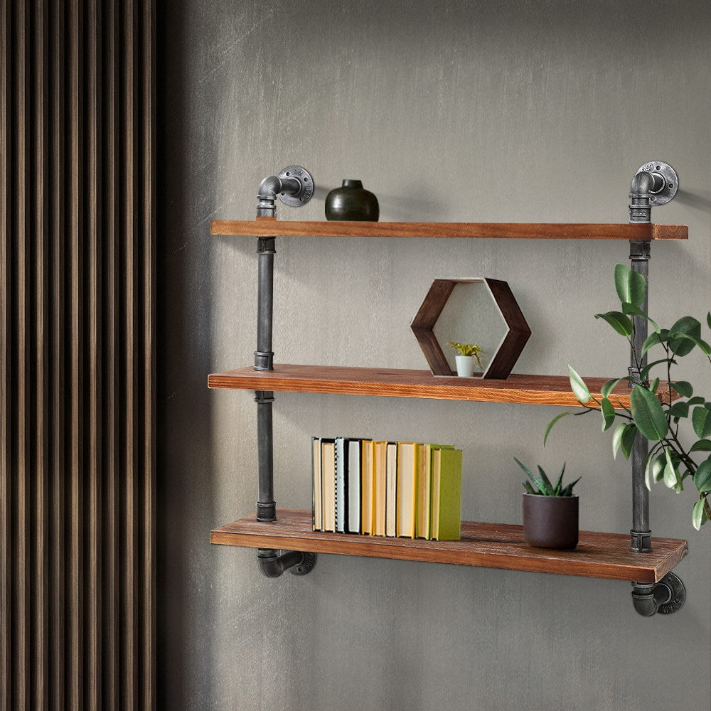 Buy 3 Level 92cm DIY Wall Mounted Bookshelf Online in Australia ...