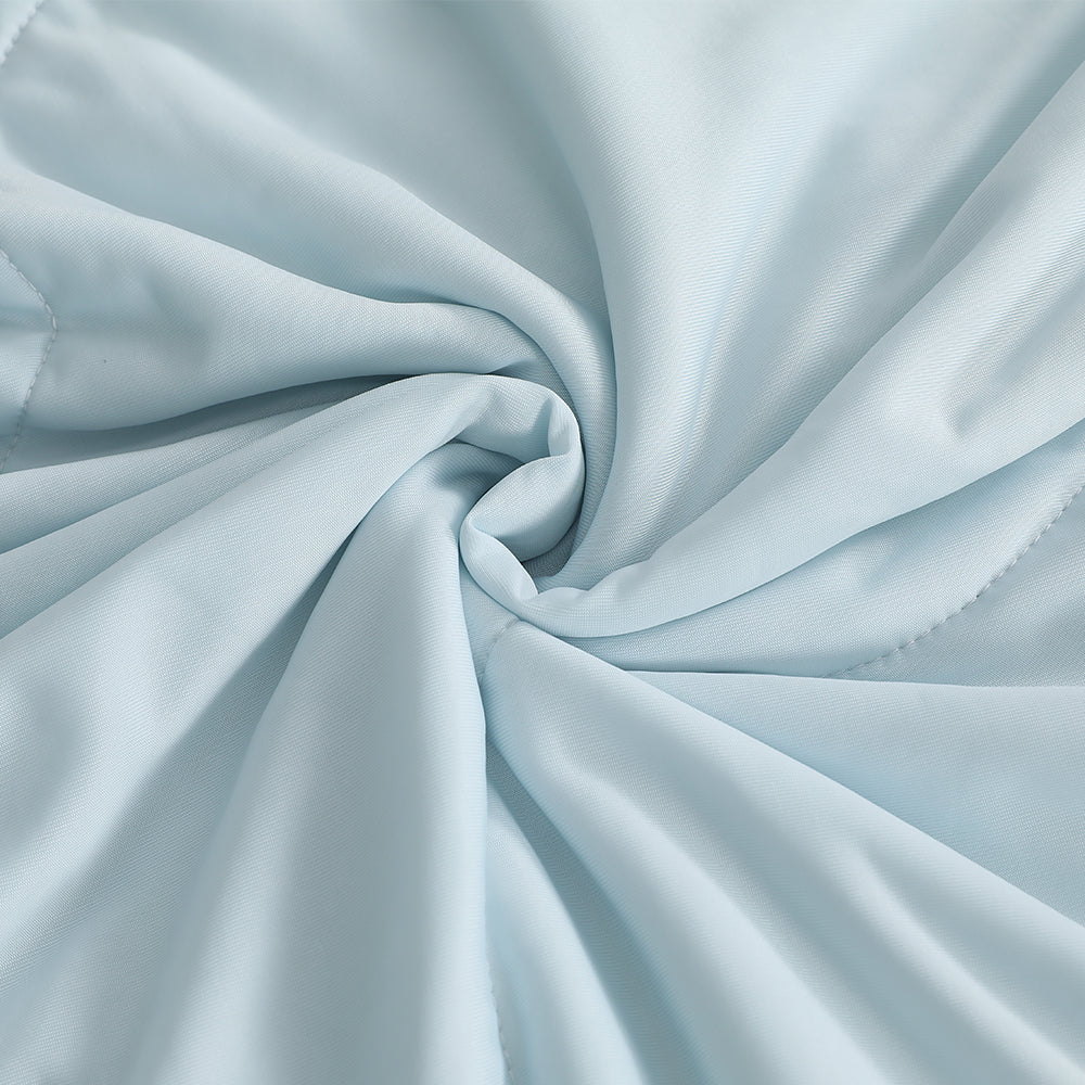 QUEEN 130GSM Cooling Comforter Summer Quilt Lightweight Blanket Cover - Blue