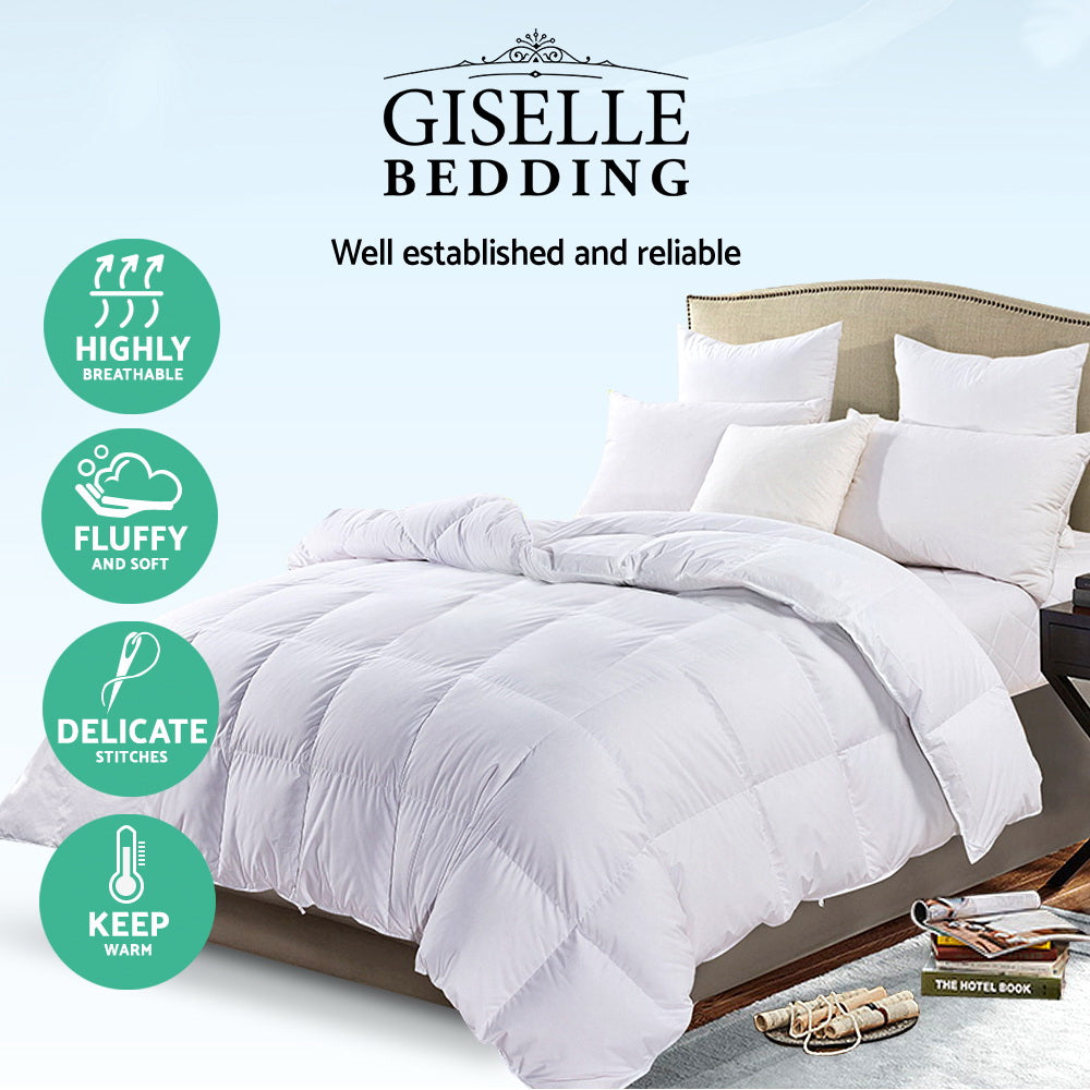 Single Giselle Bedding 700GSM Goose Down Feather Quilt