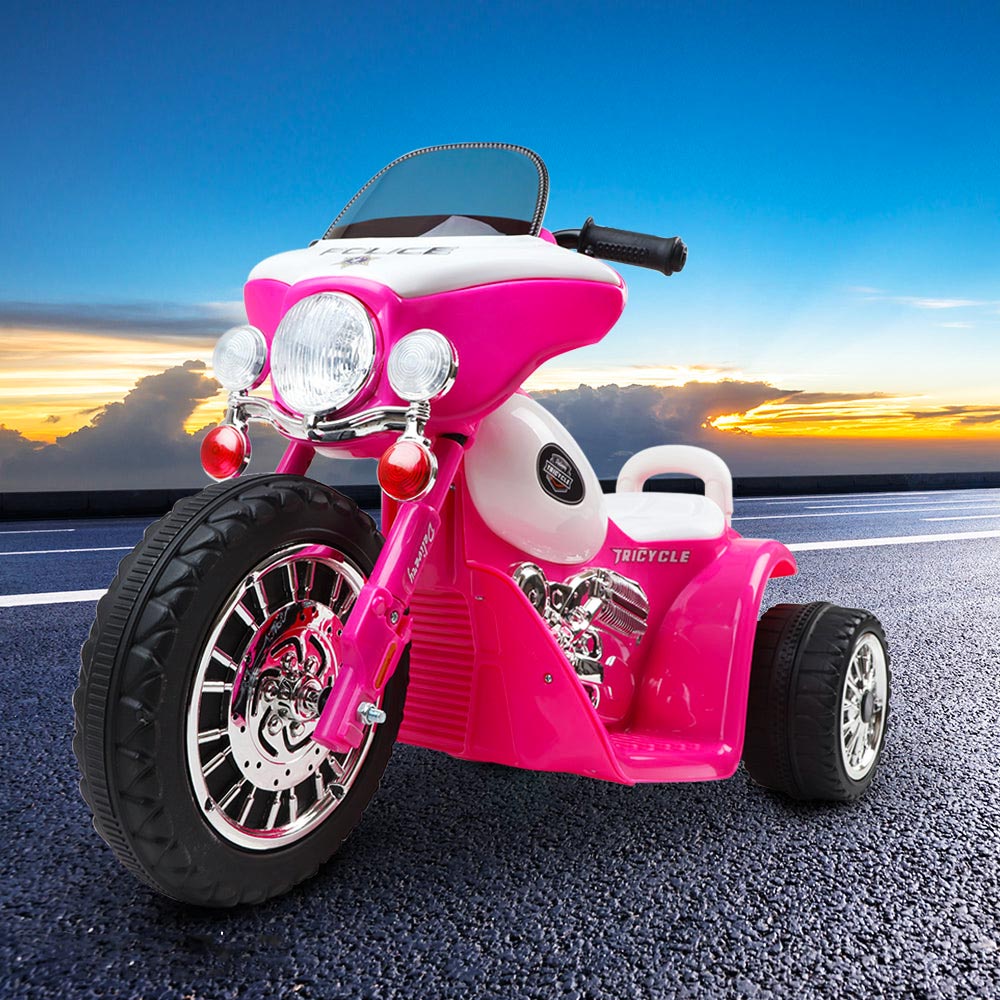 Pink toy cheap motorbike