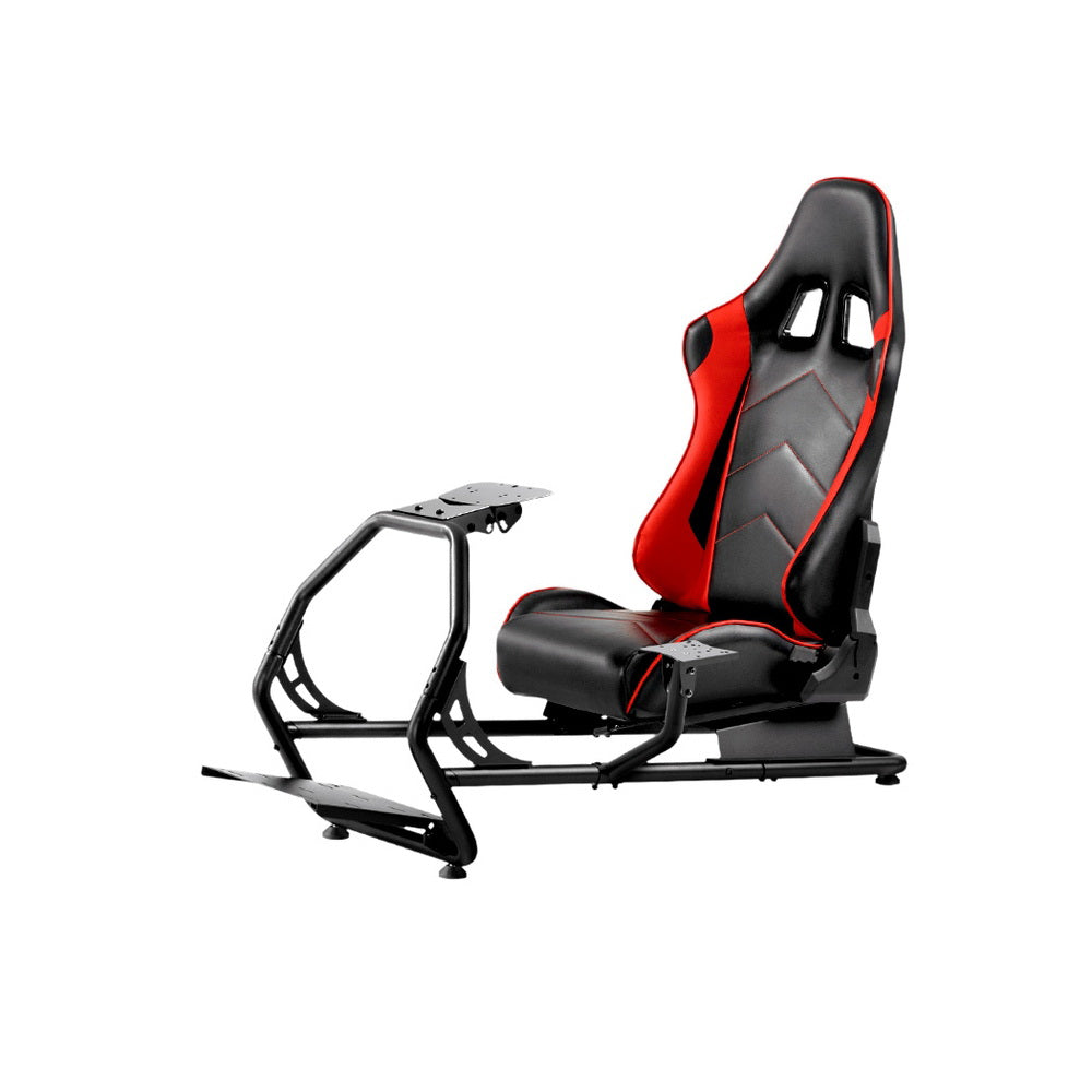 Aurora Racing Simulator Cockpit - Black & Red