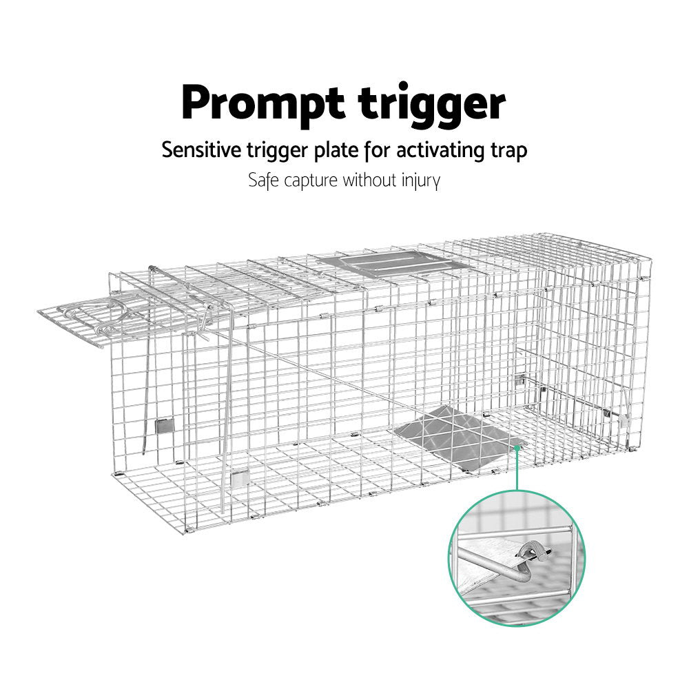 Trap Humane Possum Cage Live Animal Safe Catch Rabbit Cat Hare Fox
