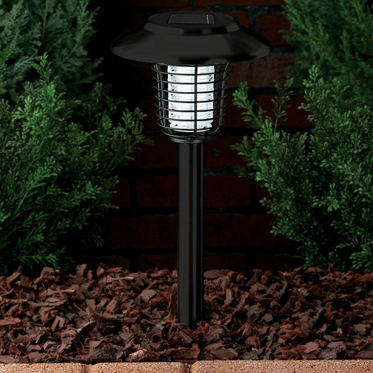 Energy Saving Wireless Solar-Powered Mosquito Killer Lamp - Black