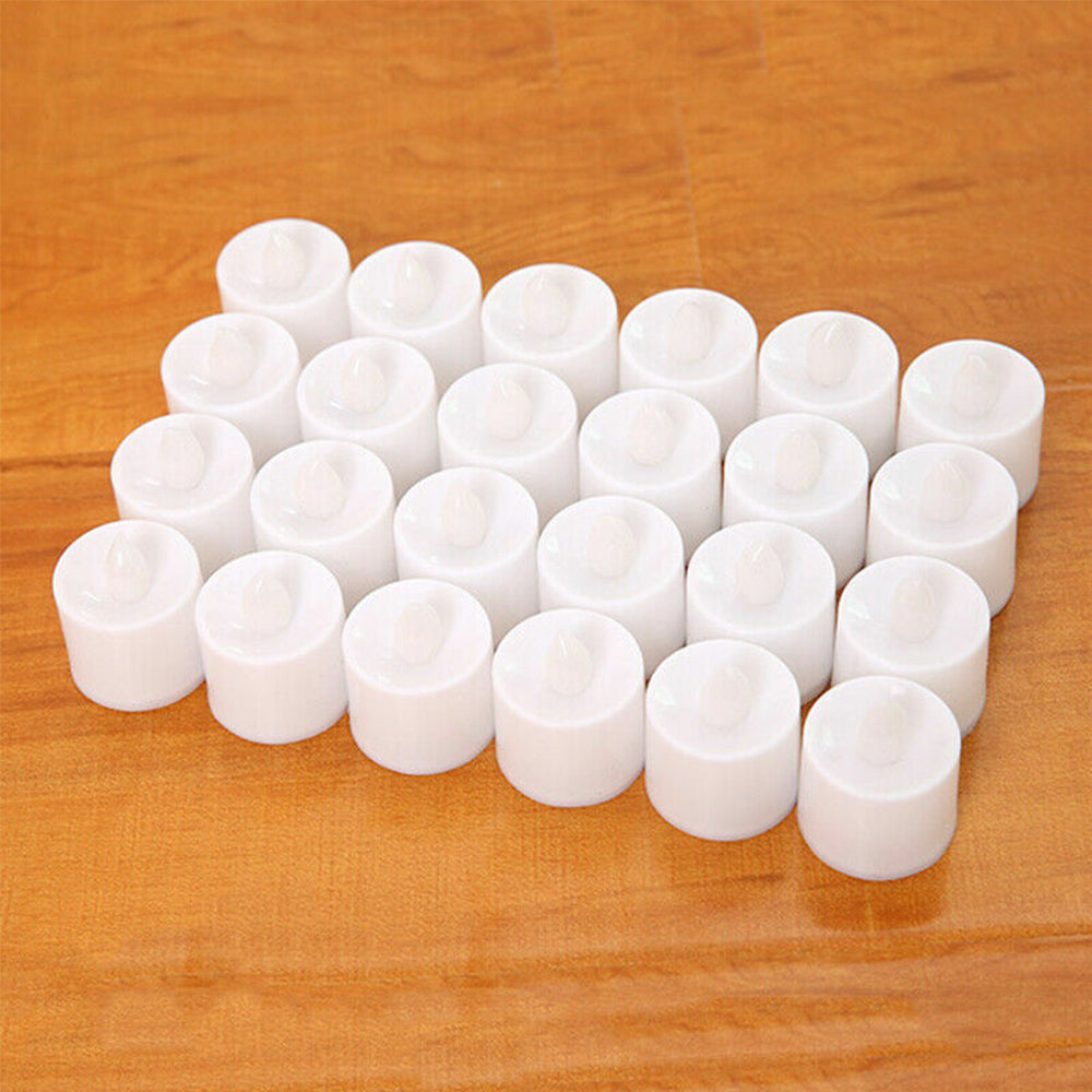 24-Pieces LED Tea Light Tealight Candle Flameless Wedding Decoration