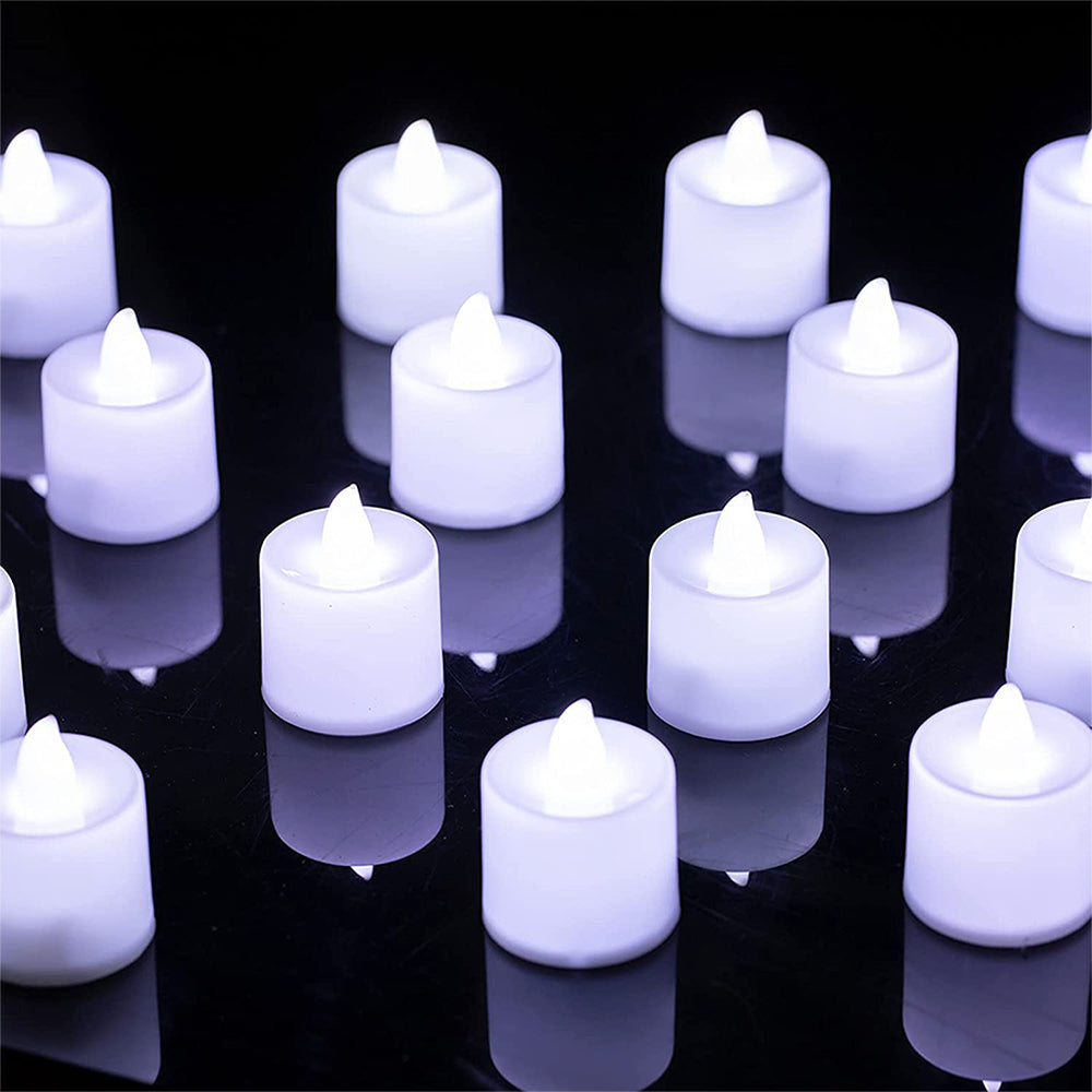 24-Pieces LED Tea Light Tealight Candle Flameless Wedding Decoration