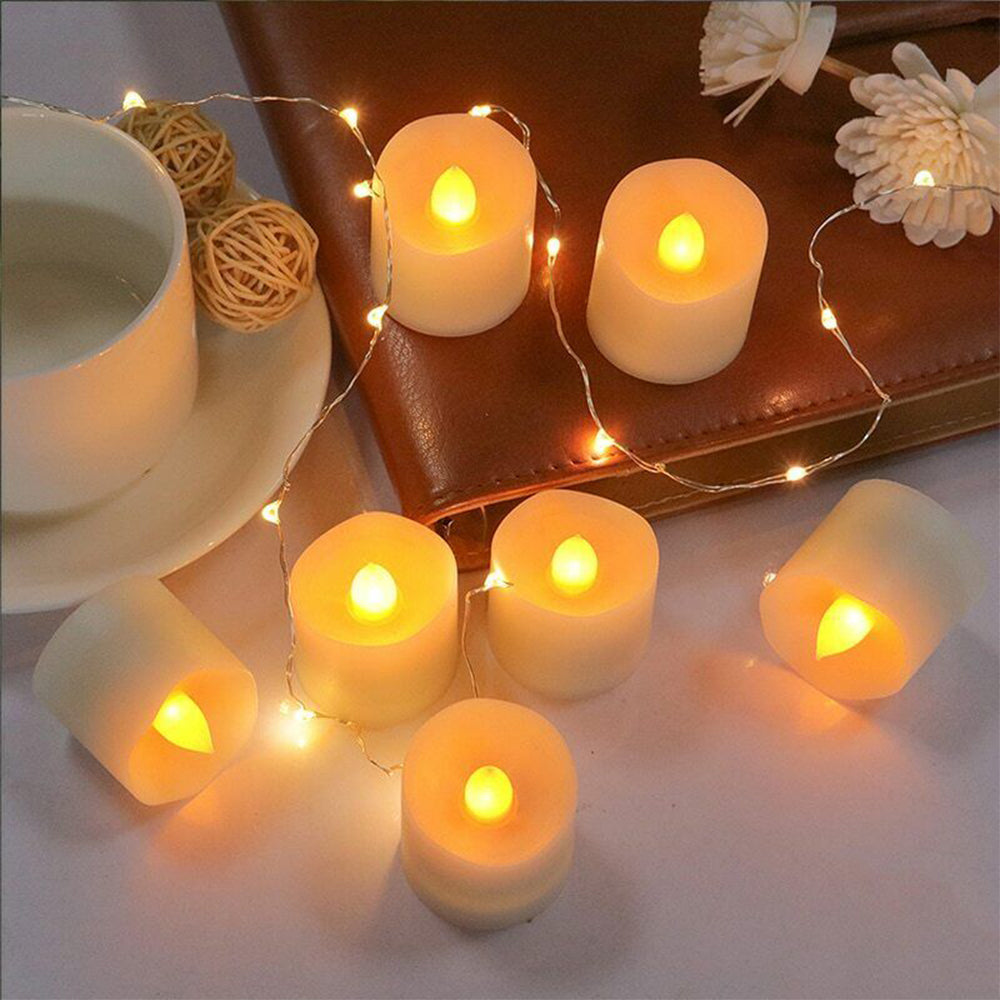 24-Pieces Flameless LED Tea Light Tealight Candle Wedding Decoration