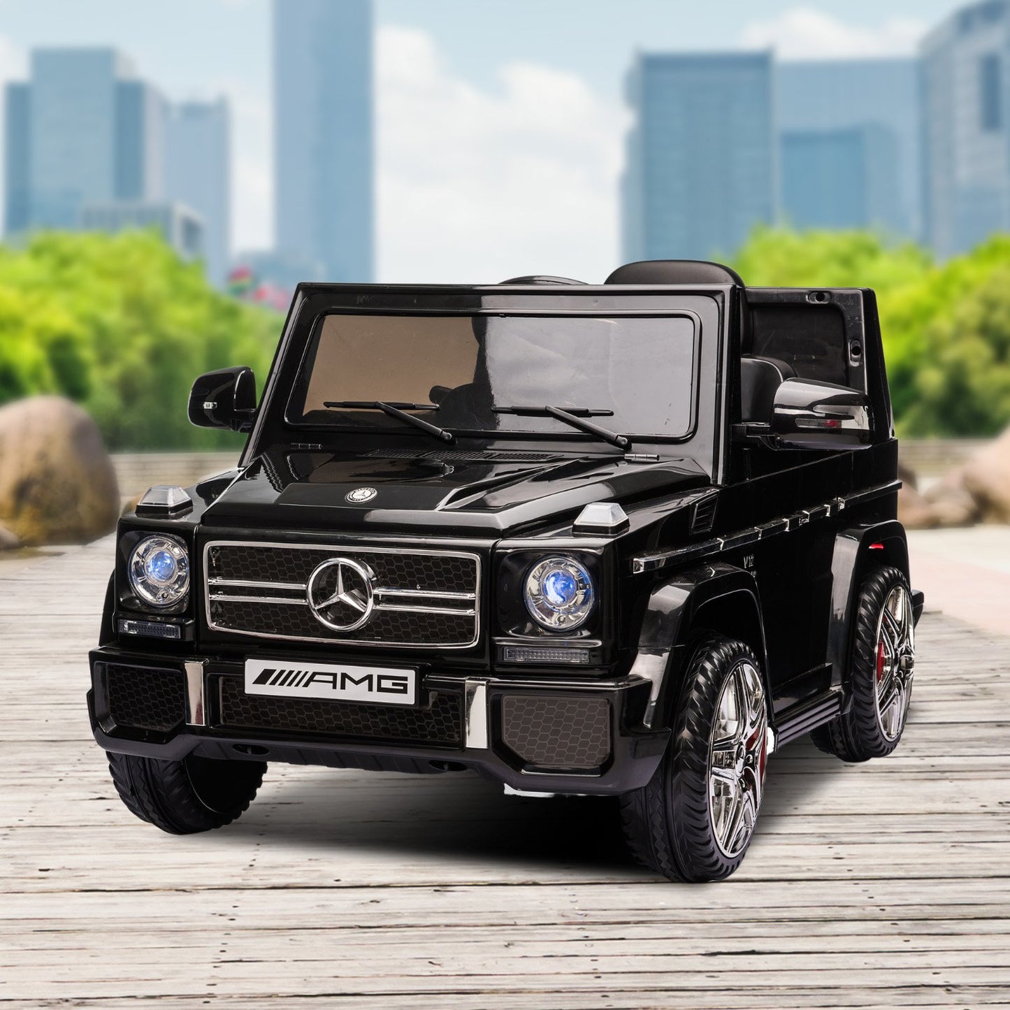 Mercedes Benz AMG G65 Licensed Kids Ride On Electric Car Remote Control - Black