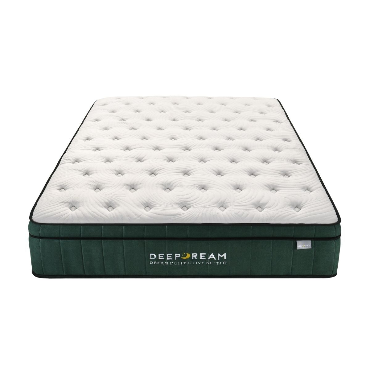 Lucian 36cm Green Tea Cool Gel Memory Foam Mattress 5 Zone - Double