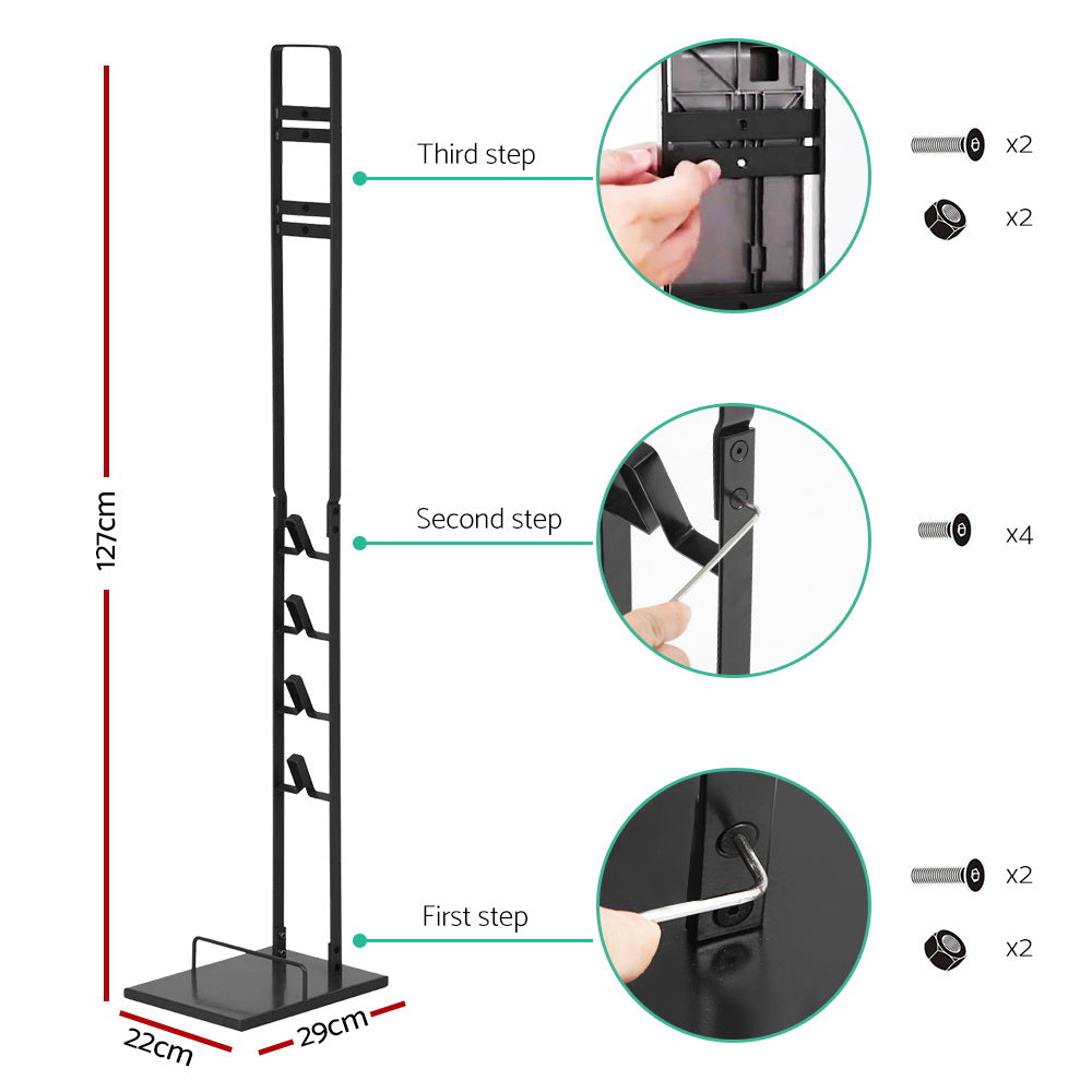 Freestanding Vacuum Stand Rack For Dyson Handheld Cleaner V6 V7 V8 V10 V11 Black