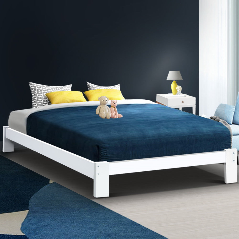 Sapphire Bed & Mattress Package - White Queen