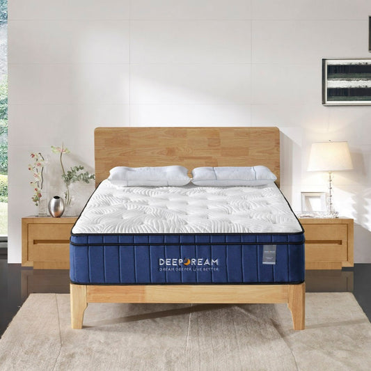 Aurelia 34cm Cool Gel Memory Foam Mattress 5 Zone Latex - King